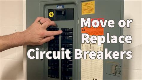 how to change a breaker in an electrical box|changing breakers in breaker box.